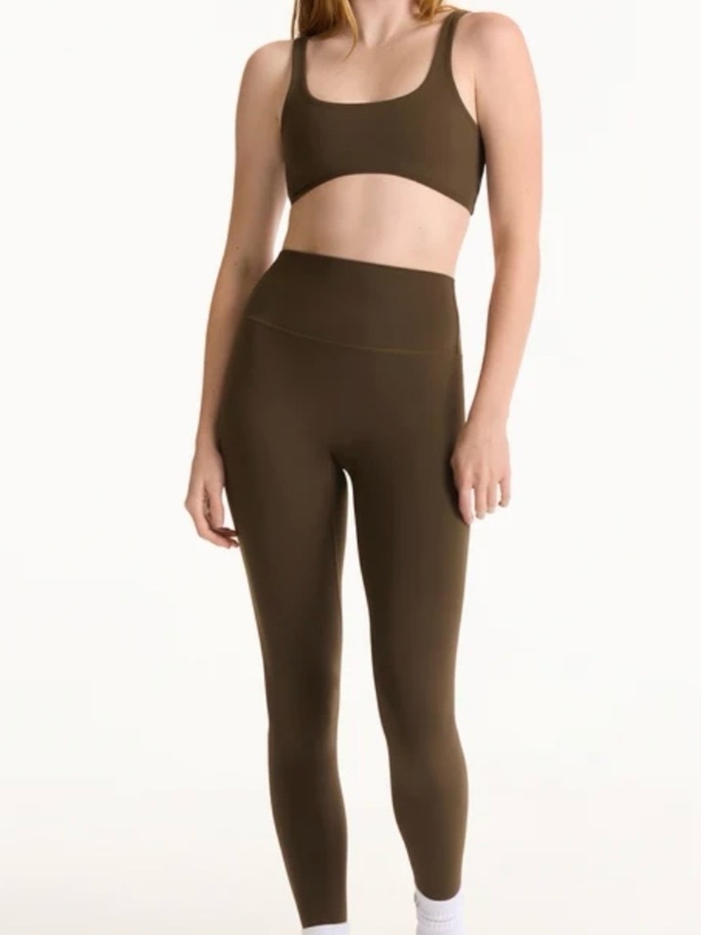 SET Active- Luxform High-Rise Brown Women's Leggings. Size: small